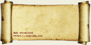 Nadja Jolić vizit kartica